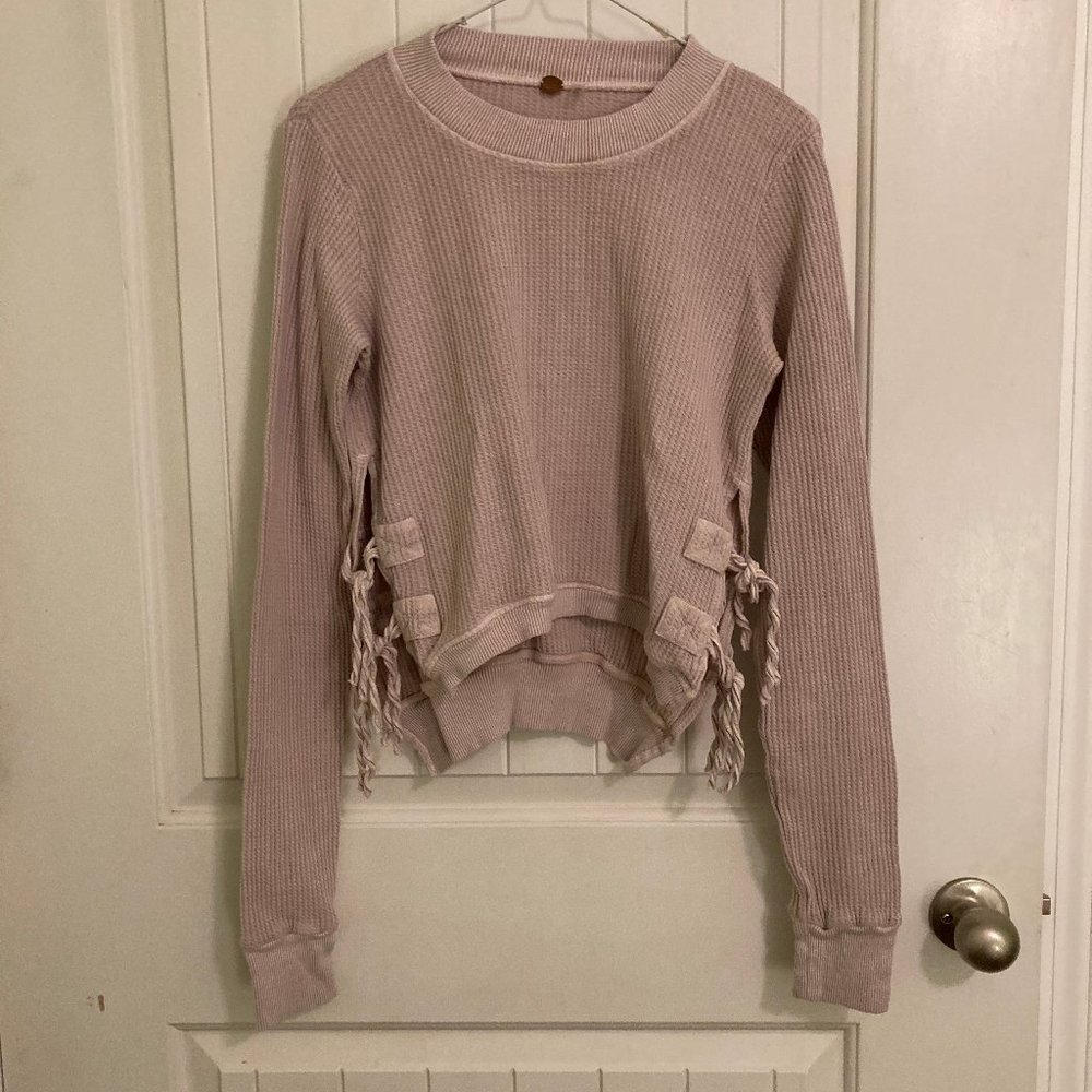 FP ONE FREE PEOPLE Women's Ashy Pink Sweater